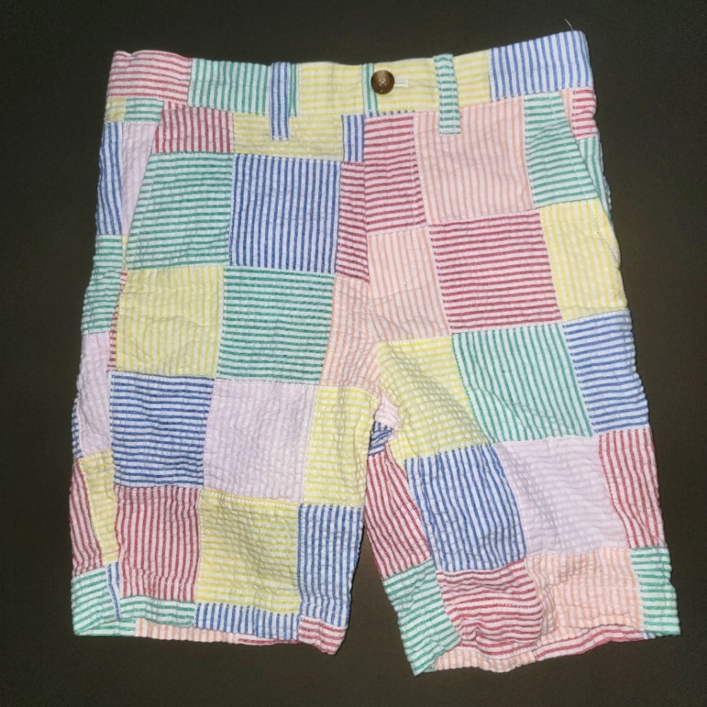J. Crew Crewcuts Patchwork Boys Size 8 Shorts